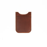Vertical Card Case - Tan Brown