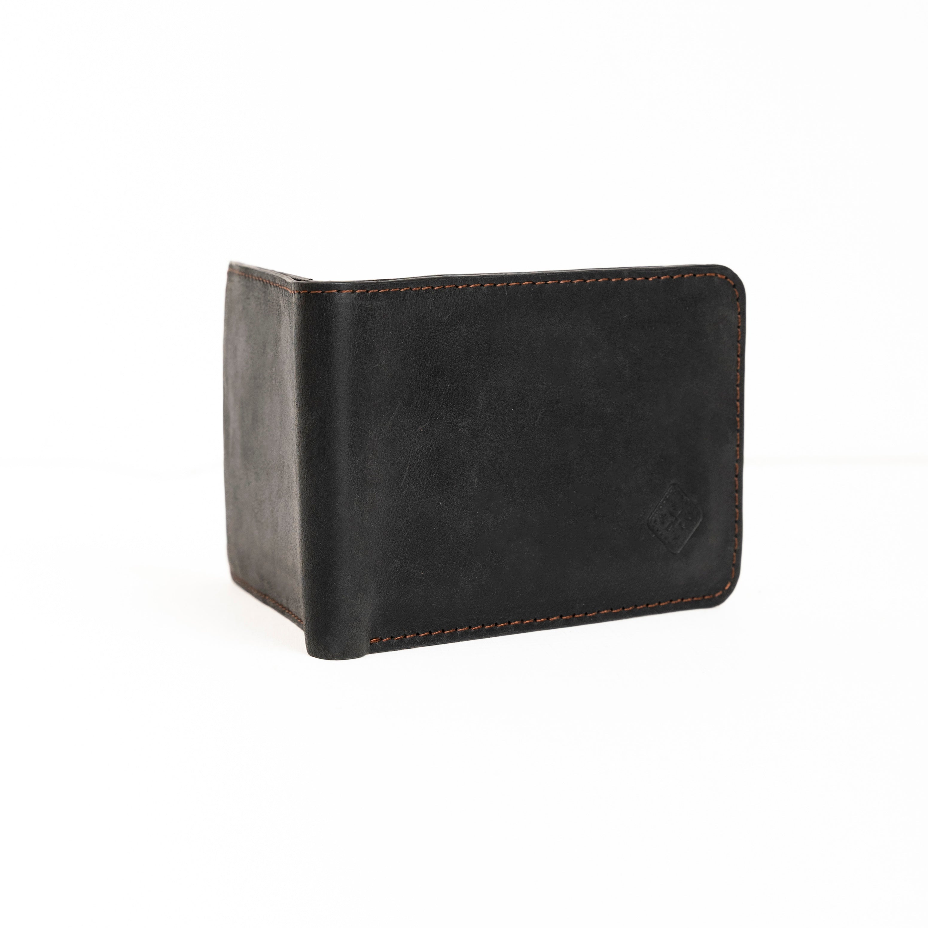 Bifold Wallet Button - Black