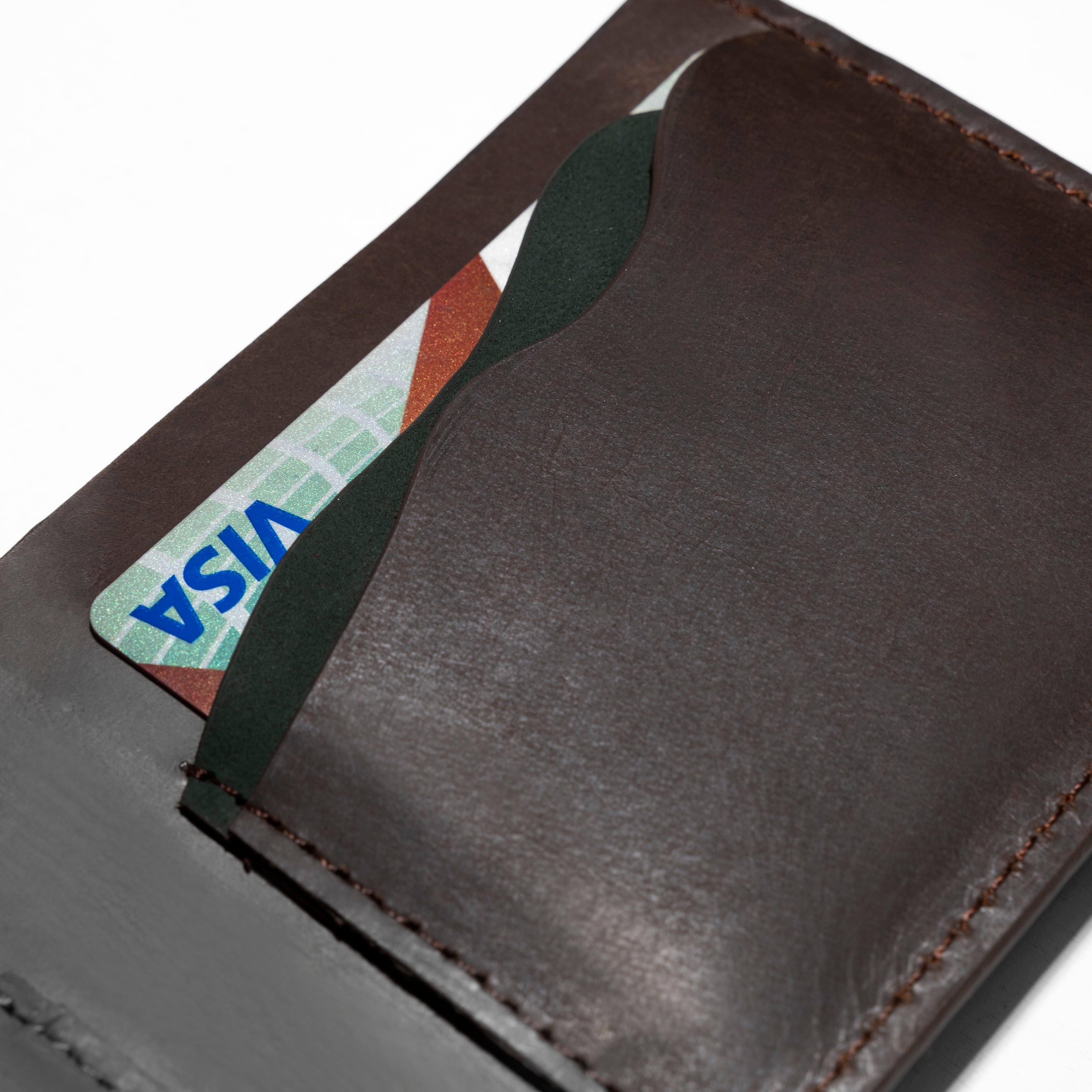 Bi-fold Wallet - Dark Brown